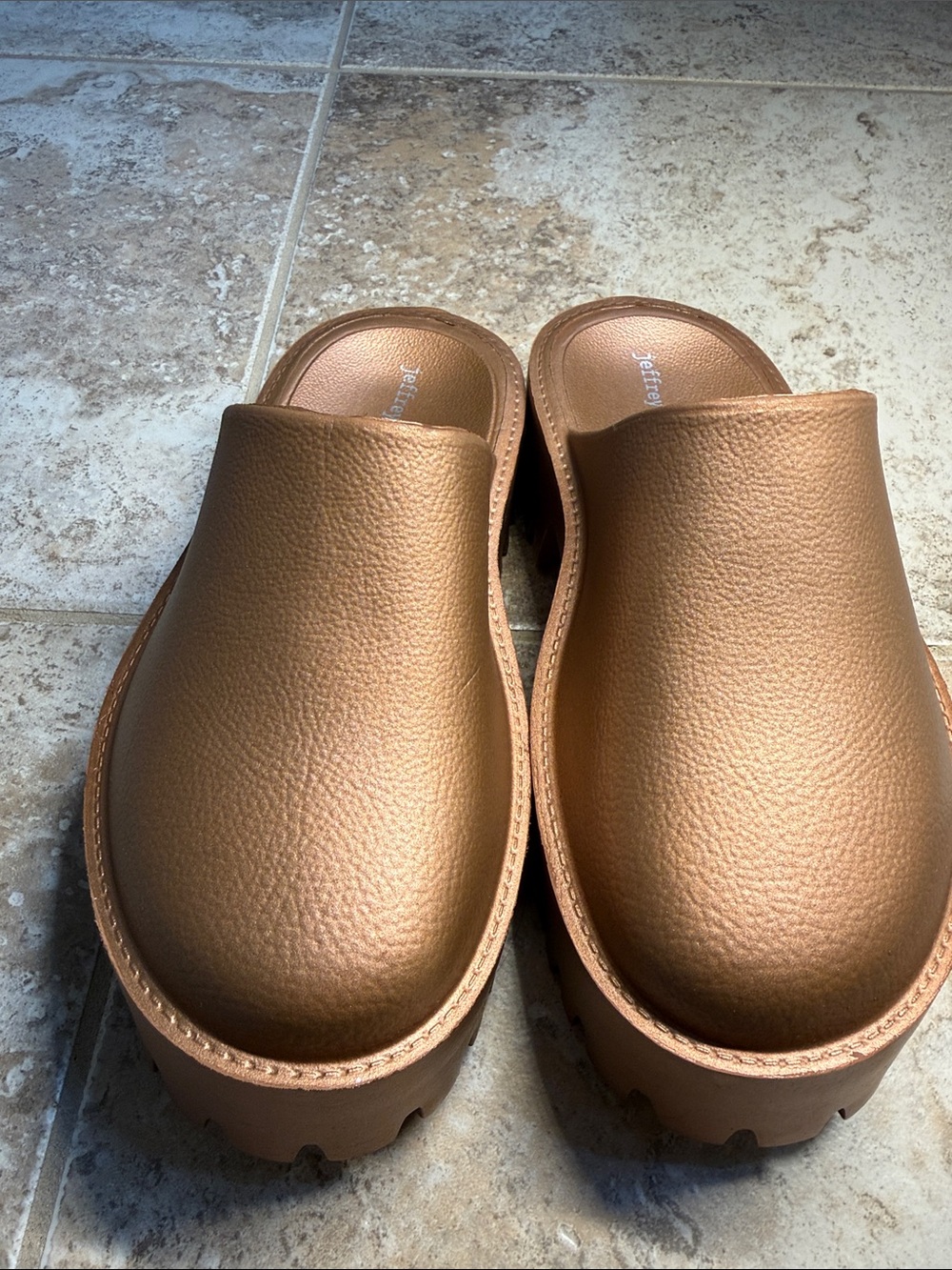 Jeffery Campbell new w/tags or box. Chunky Slip-On Platform Clogs in Size 6/37